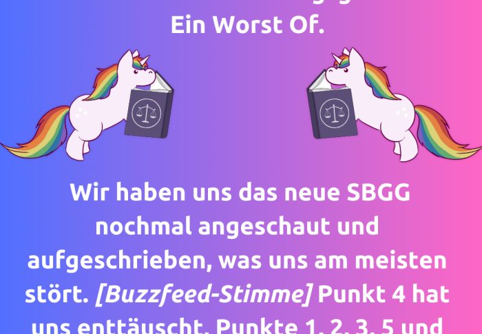 Das Selbstbestimmungsgesetz: Ein Worst-Of | Queer Lexikon