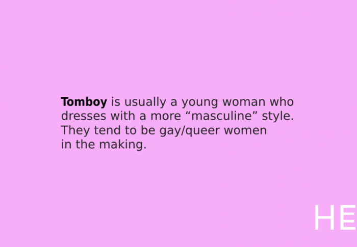 Tomboy Bedeutung (Queerer Slang) – HER